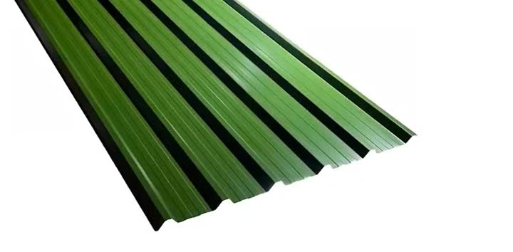 Color coated corrugated board