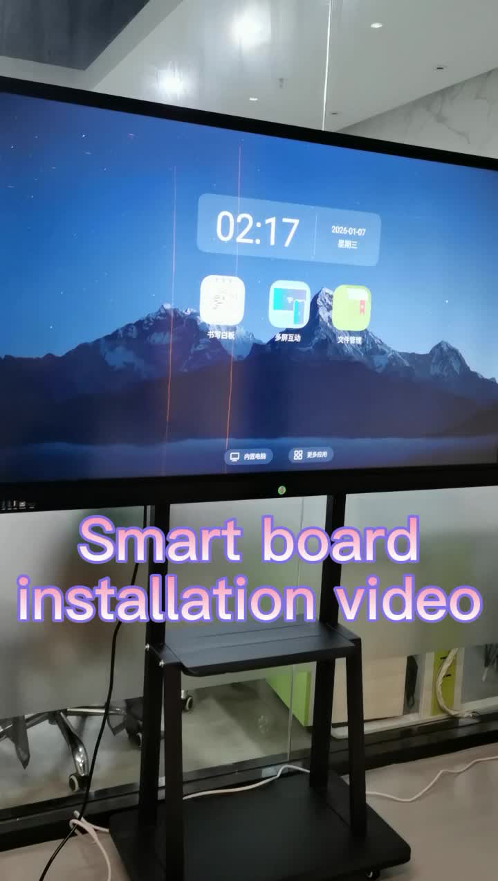 Video pemasangan digital papan pintar