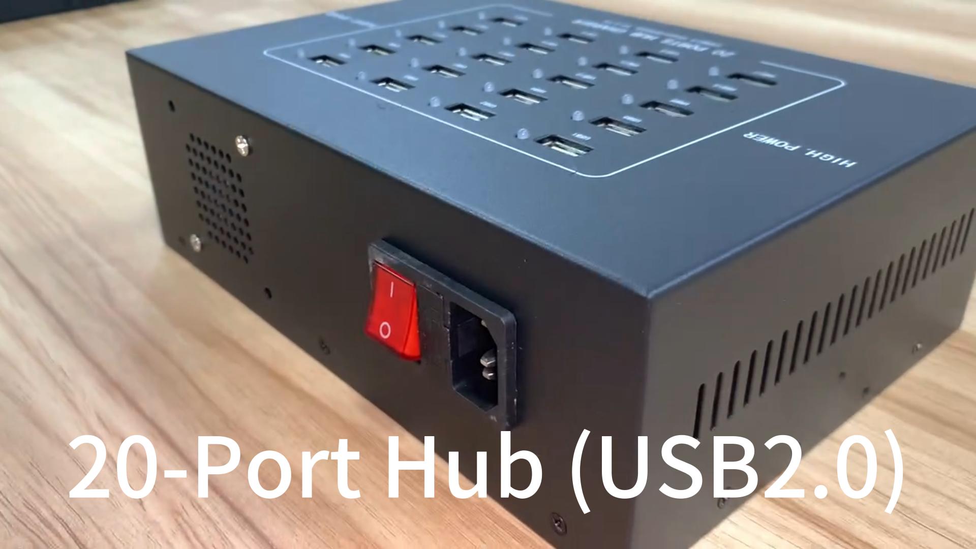 20-портовый центр USB2.0