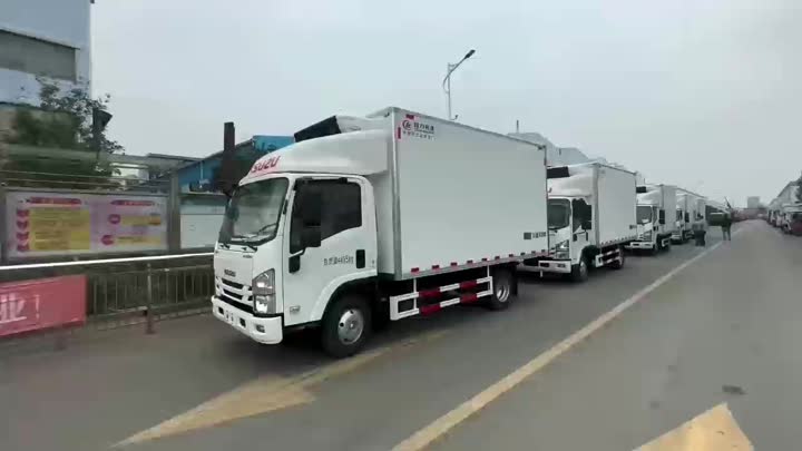 Caminhão de armazenamento a frio de Isuzu