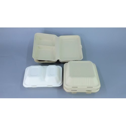 Degradable clamshell box standard sample