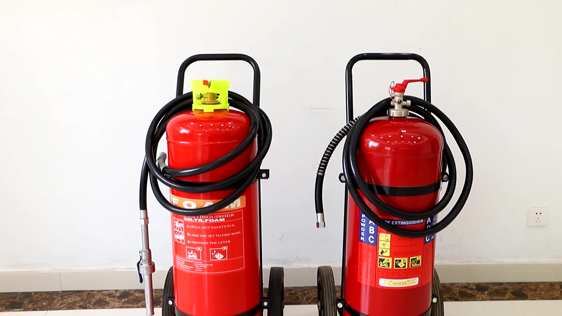 CE ISO approval	trolley AFFF foam 50L fire extinguisher in philippines1