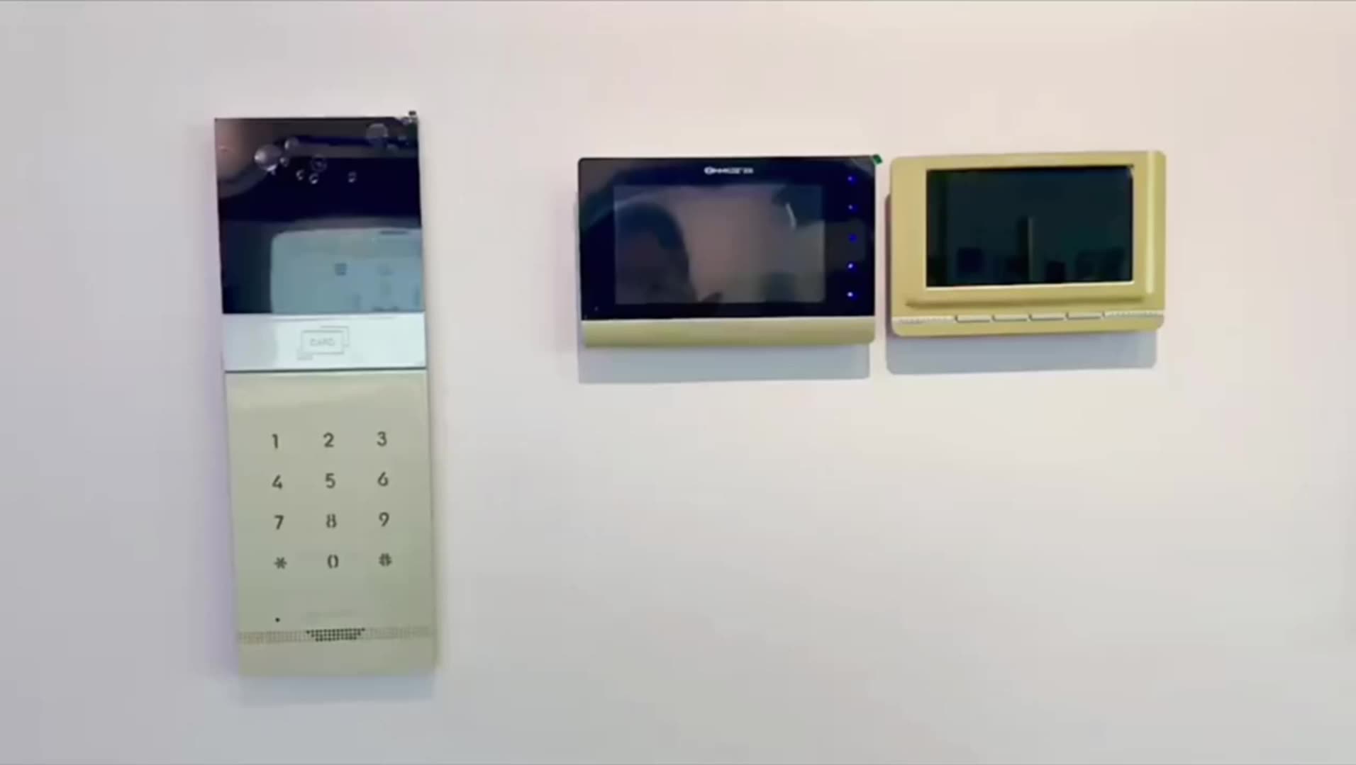 Novo estilo comax comax sem fio Vídeo Vídeo Diálogo Doorphone Bell Building Multi-Apartment Video Intercom Doorbell1