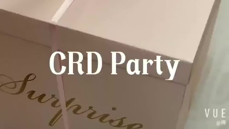 CRD party supply - super size surprise box for proposal and party gift preparation1