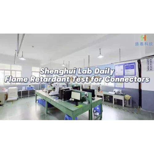 Shenghui Lab Daily Flame Retardant Test for Connectors
