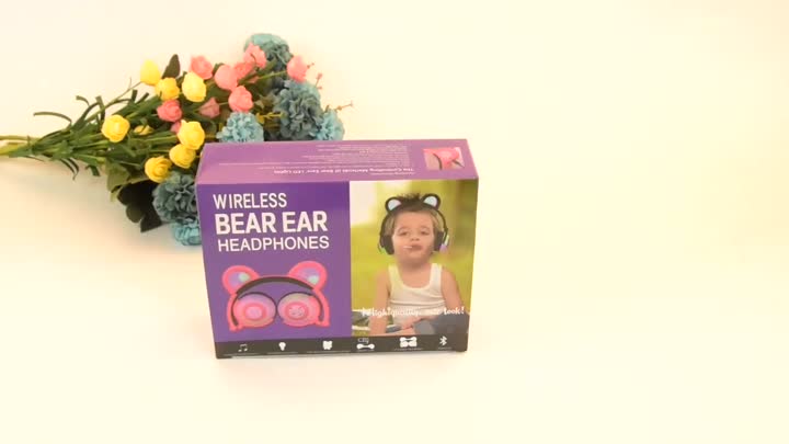 Bluetooth bear LED headphone.mp4