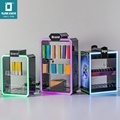Satom RGB LED Light Acrylic Display Rack for Smokeless Tobacco Cigarettes1