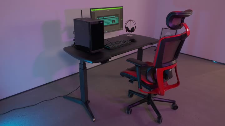 gaming desk computer table.mp4