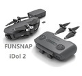 Novelty FUNSNAP DIVA 4K HD Professional Drone Aerial Camera 30 Mis Folding Outdoor Small Anti - shake quadcopter drone1