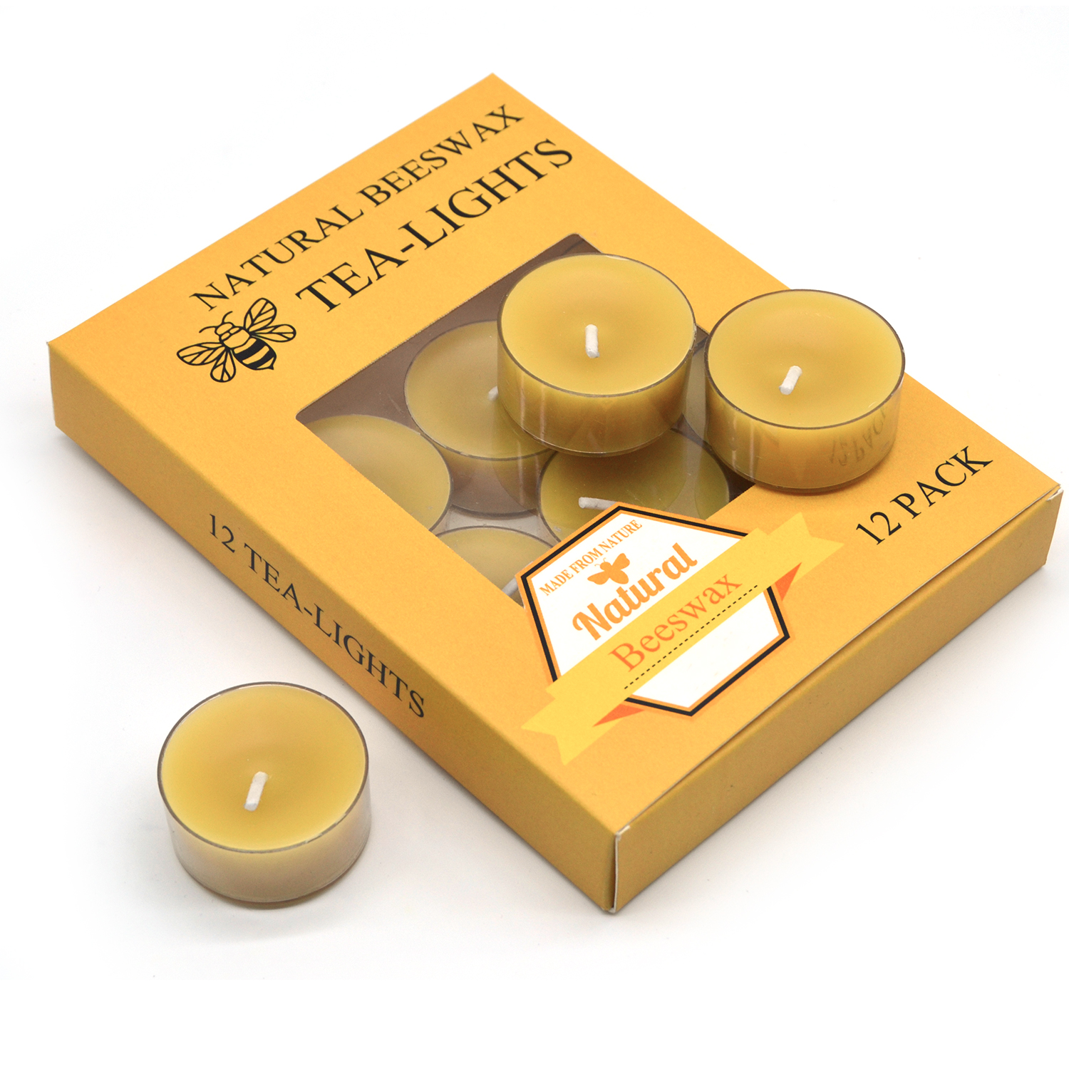 Velas de Beeswax Tealight