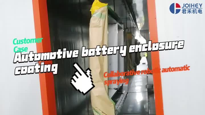 Spruzzatura di scatole di batterie per automobili