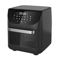 Compact Air Fryer with Oilless Technology, Dishwasher-Safe Design, Tempered Glass Display, Nonstick Basket, and Quiet Operation1