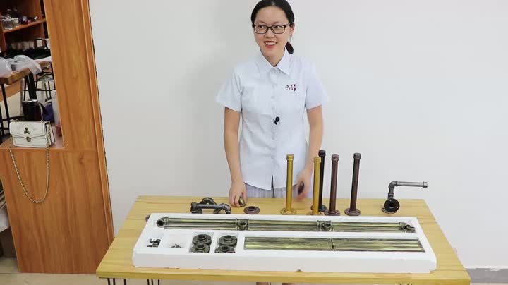 סוגרי מדף צינור מתכת