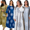 Abayas Friperie Dubai Robe مسلمان 2025 فروش داغ زنانه الماس داغ منجوق نور لوکس لباس کاردستی لباس اسلامی Abaya1