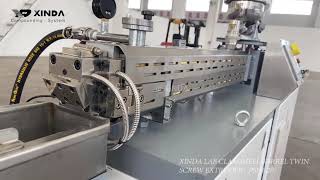 Xinda Lab Clamshell Barrel Twin Screw Extruder------PSHJ-20