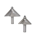 1/4 1/2 Inch Shank 45 Degrees Carbide Woodworking Chamfer Router Bits1