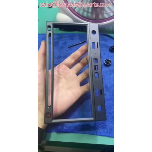 Black frame plastic parts