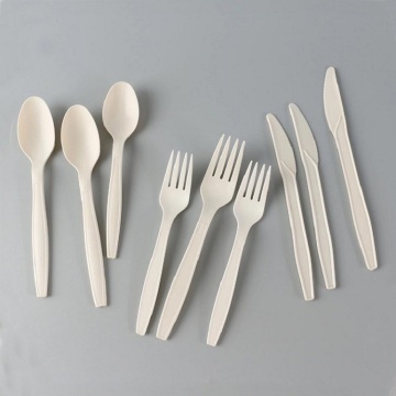 Biodegradable Technology - Corn Becomes White Cutlery