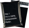 Custom Biodegradable Black Compostable Shipping Mailer Bags1