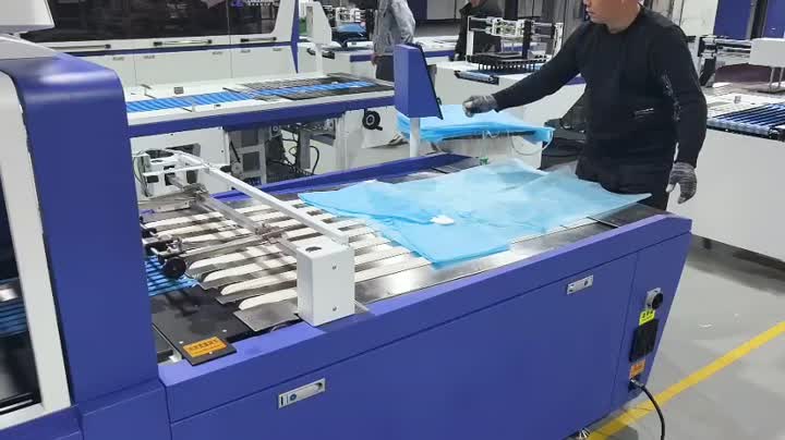 Medical Protective Clothing Folding