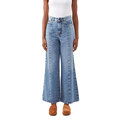 Street Style Winter Cotton Denim Denim Boot Cut Bell Bottom Wide Leg Jeans Pants For Women1