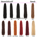 24 Inch Butterfly Locs Crochet Hair Soft Locs Braiding Hair Extensions Disstressed Braids1