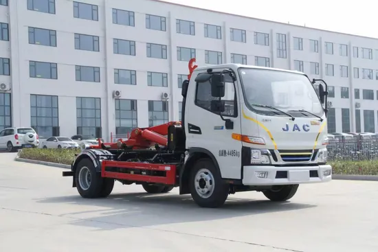 Trak Sampah Boleh Cabut Dayun 4X2 200HP dengan Trak Sampah Lengan Cangkuk Pengangkut untuk Dijual1