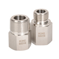 Stainless Steel Male Thread Reducing Union Pipe Fittings 1/2 to 3/8 NPT (3000PSI - 6000PSI)1
