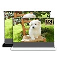 72 Inch ALR Black Diamond Projector Screen - 4K HD Ambient Light Rejecting Fixed Frame with 1CM Ultra Narrow Bezel1