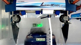 6 개의 공기 송풍기 건조 시스템이있는 Leisuwash 360