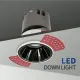 Downlight di scarico regolabile per i riflettori commerciali