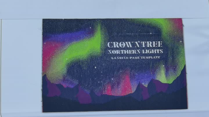 velký digitální tkaný štítek