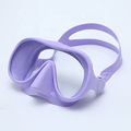 Affordable Half-Face Frameless Scuba Diving Mask with Anti-fog Tempered Glass Lens for Surfing and Spearfishing1