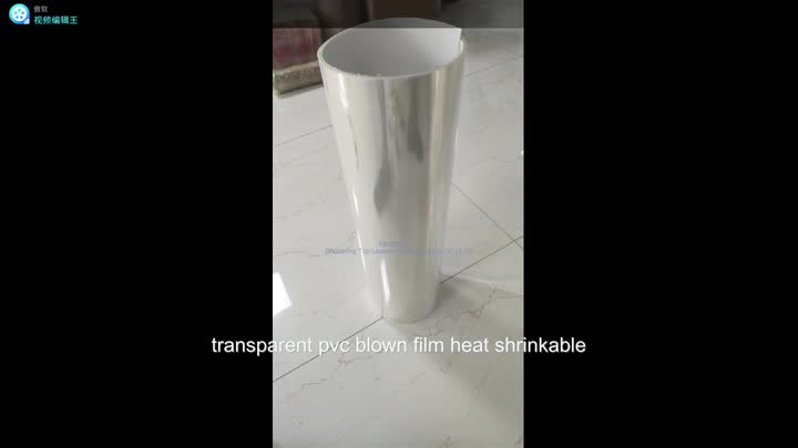 PVC Película de tubo encogible con calor PVC