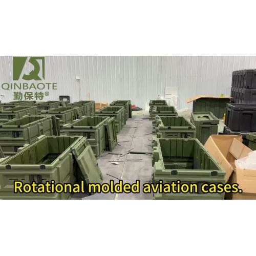 Caja de aviación de moldeo rotacional