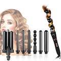 Interchangeable Hair Curling Wand Set with Triple Barrel Curling Iron1