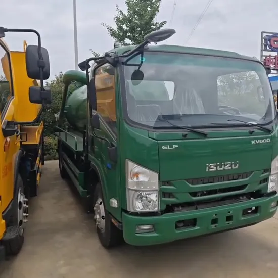 Jenama Jepun 5m³ Trak Vakum Penyedut Kumbahan 4X2 Trak Penyedut Kumbahan Perbandaran dan Pembersihan1