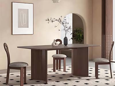 A Decade - long Wooden Art Legend in Dongguan: Jindong Home's Wooden Table Deduces the Aesthetics of Dining Tables​
