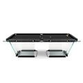High-End Modern Luxury Black Glass Snooker Pool Table - Customizable Design1