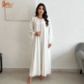 لباس مجلسی عید مسلمانان برای زنان Jalabiya Abaya لباس های بلند رمضانی Abayas زنانه گلدوزی تکه دوزی Robe Caftan 20241
