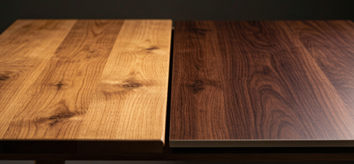 Muebles de madera maciza frente a muebles de madera diseñada: lo que realmente se mantiene en términos de envío y uso