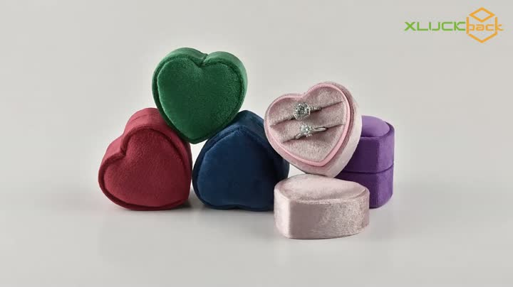 XY-JB10-4 Herzstil Schmuckverpackungsschachtel