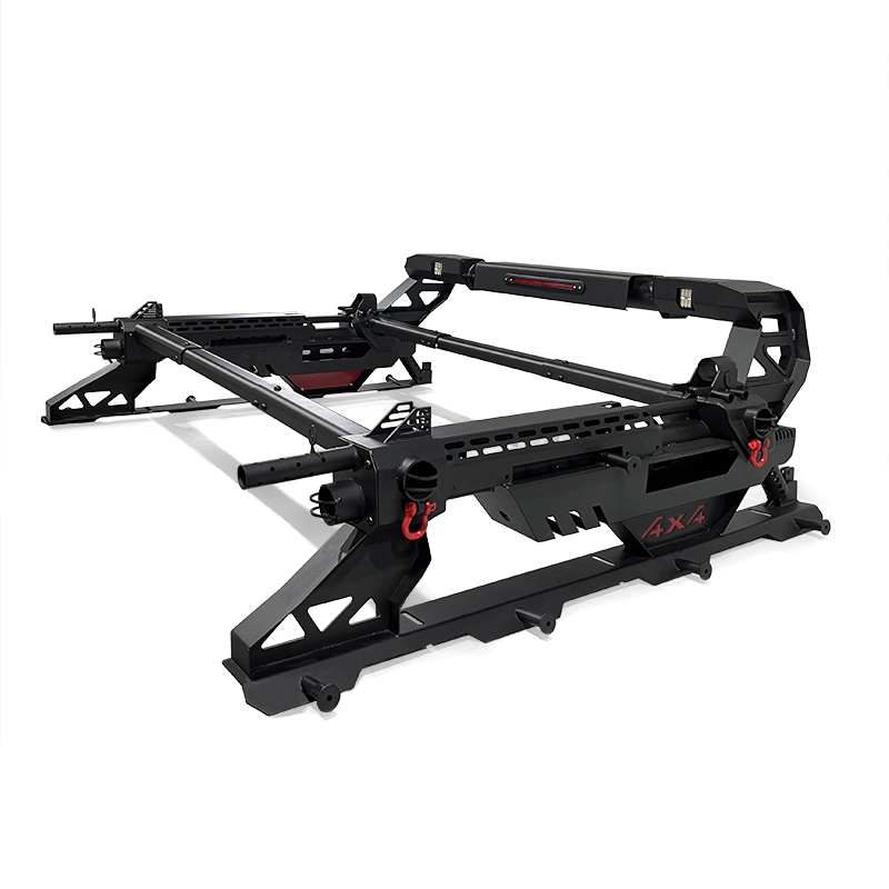 B000122-A 4X4 Dongsui  Sale Black Steel Pickup With Light Sports Roll Bar for Dodge Ram 2500 2023