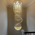 Modern Gold Luxury K9 Crystal Chandelier for High Ceilings1
