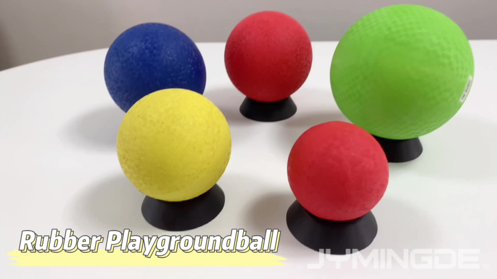 Bola de playground de borracha colorida de borracha Ball Dodgeball para Kids1