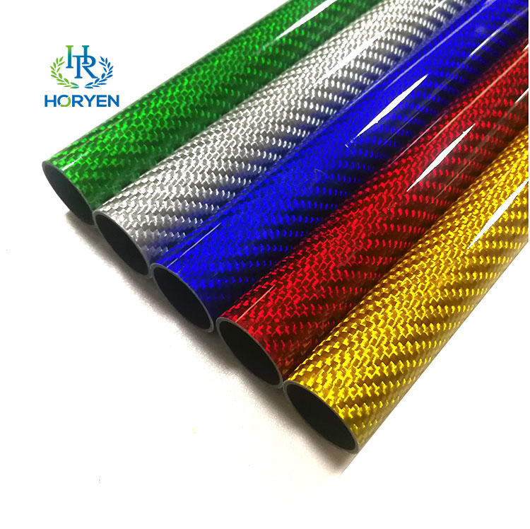 colored carbon fiber pipe