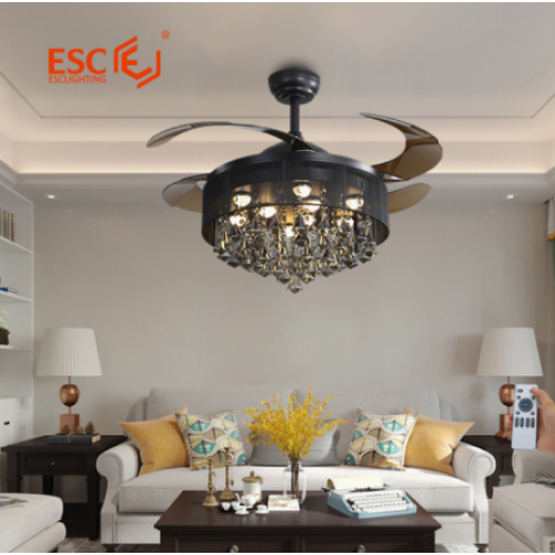 Dazzling and colorful indoor lighting: chandeliers, ceiling fans and ABS blade ceiling fans