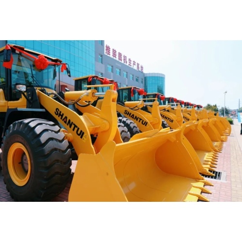 Bulk shipping, personalized customization! Shantui front end loader shipping out from Qingdao port !