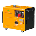 Super Silent 6kW-16kW Mini Mobile Air Cooled Diesel Generator for Home Use - 50Hz/60Hz Single or Three Phase1