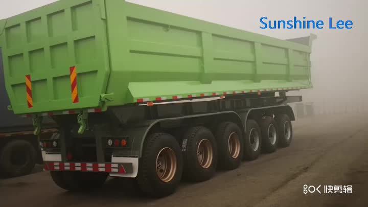 6 Axles Dump Semi Trailer